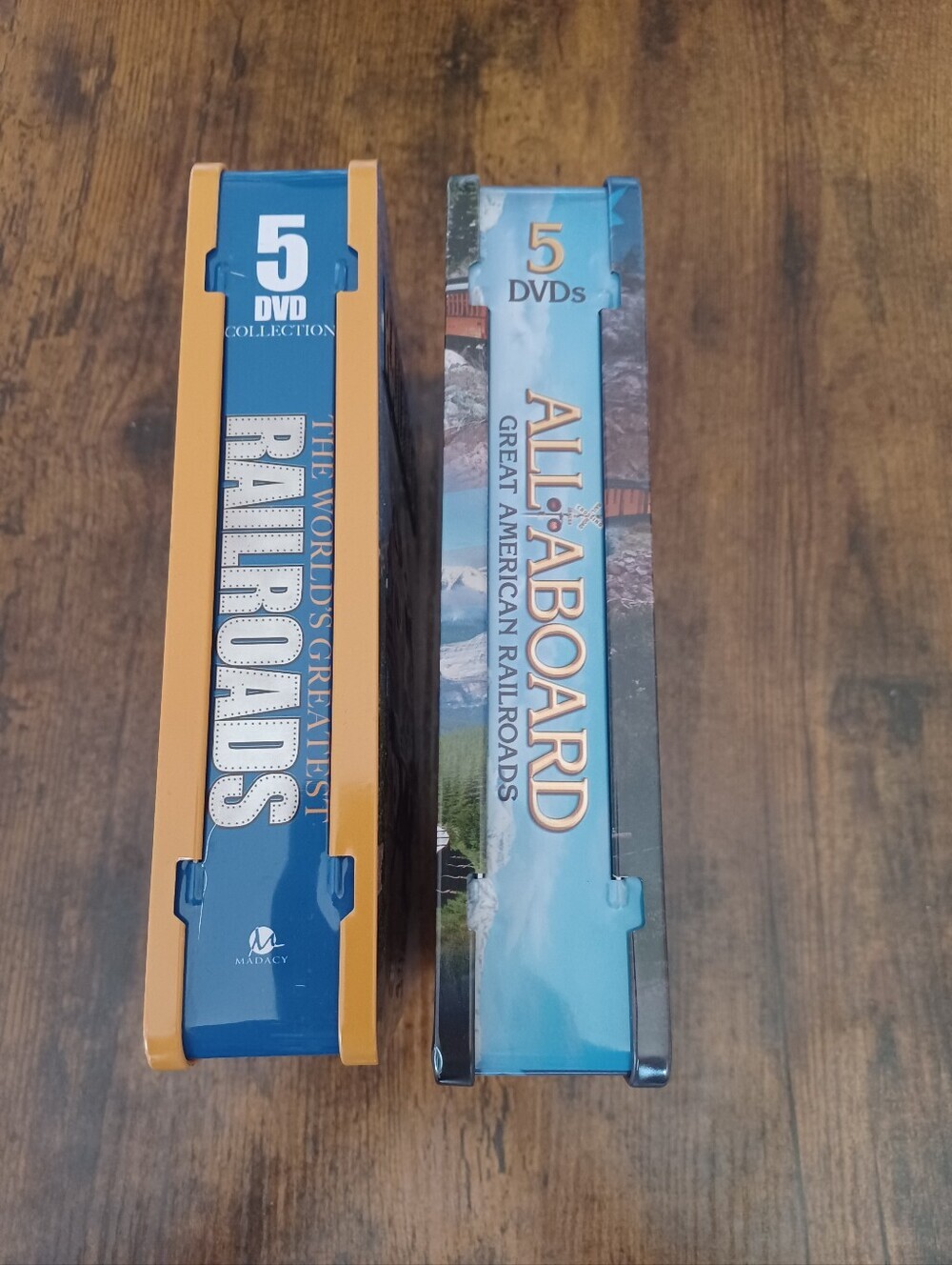 The World’s Greatest Railroads /All Aboard DVD Tins Train Enthusiast Collectible - Picture 3 of 6